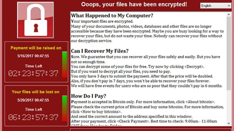 wannacry, ransomware